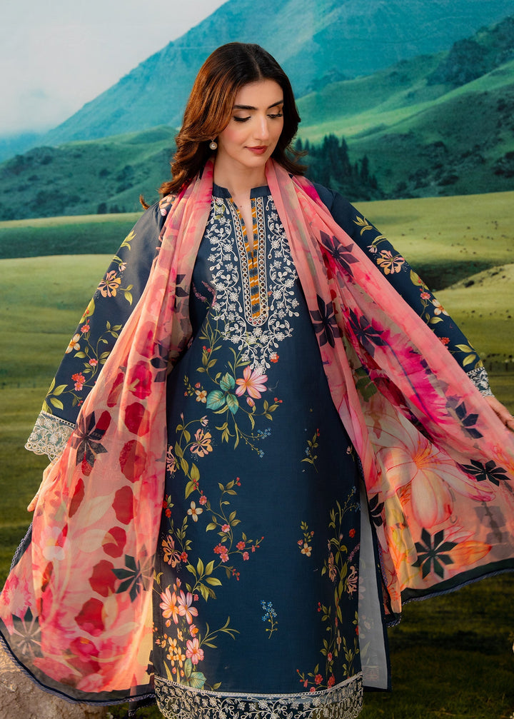 Elysian by Meerak RTW Embroidered Lawn 3 Piece Suit Aster Casual Collection