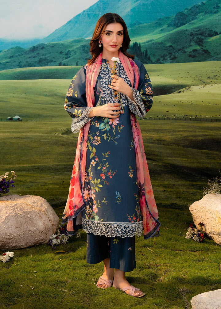 Elysian by Meerak RTW Embroidered Lawn 3 Piece Suit Aster Casual Collection