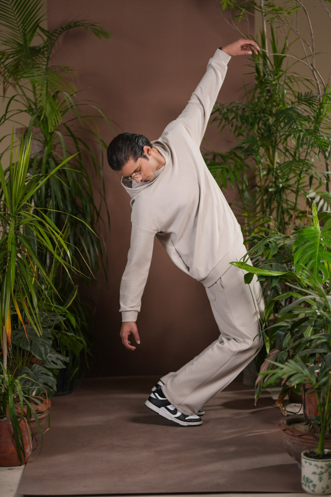 Muraqsh Ready To Wear Solids Cotton Men Ecru White Interlock Coord Set ABD-EWICS - Summer Collection