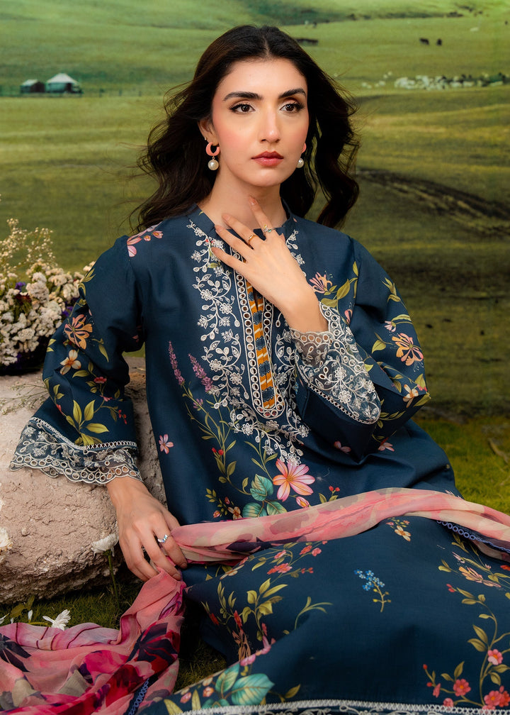 Elysian by Meerak RTW Embroidered Lawn 3 Piece Suit Aster Casual Collection