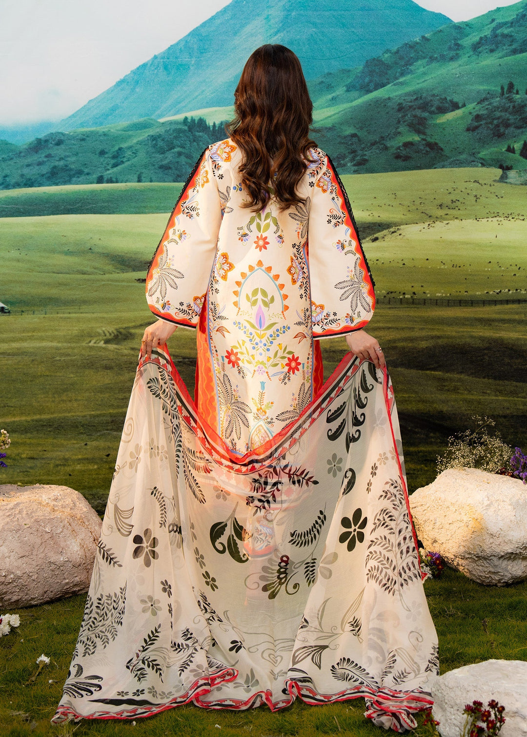 Elysian by Meerak RTW Embroidered Lawn 3 Piece Suit Ardis Casual Collection