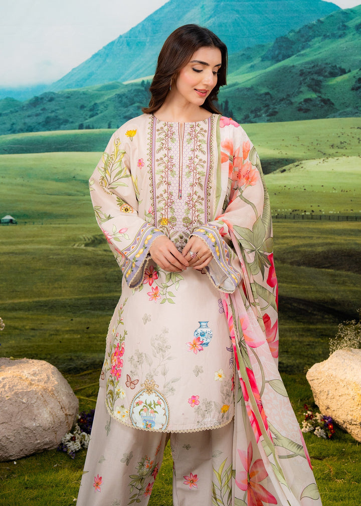 Elysian by Meerak RTW Embroidered Lawn 3 Piece Suit Blooming Casual Collection