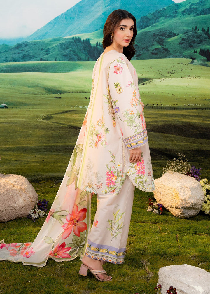 Elysian by Meerak RTW Embroidered Lawn 3 Piece Suit Blooming Casual Collection