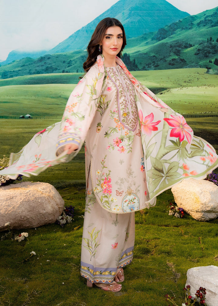 Elysian by Meerak RTW Embroidered Lawn 3 Piece Suit Blooming Casual Collection