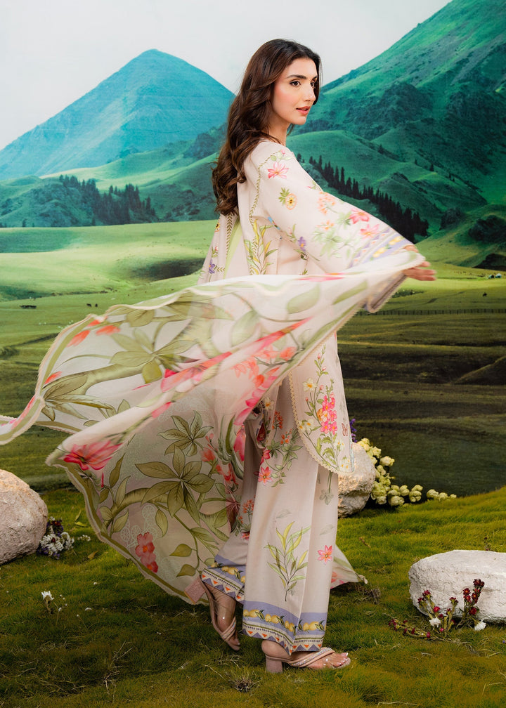 Elysian by Meerak RTW Embroidered Lawn 3 Piece Suit Blooming Casual Collection