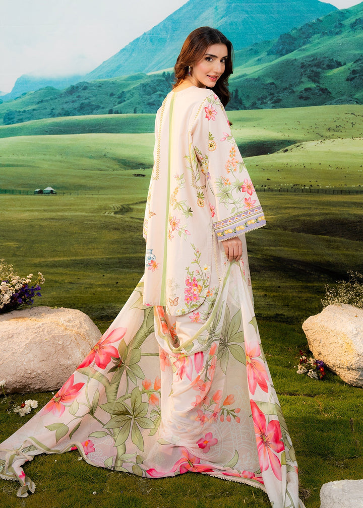 Elysian by Meerak RTW Embroidered Lawn 3 Piece Suit Blooming Casual Collection