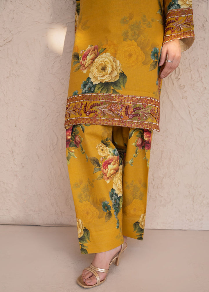 Meerak Women Khaddar Pret 3 Piece Embroidered Khaddar 206 - Winter Collection