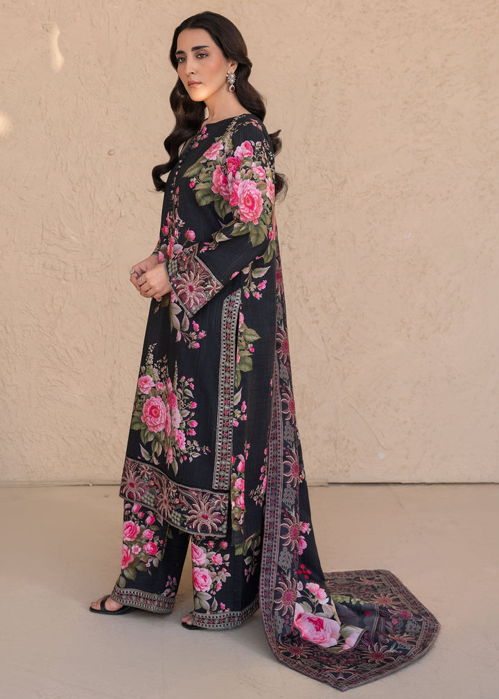 Meerak Women Khaddar Pret 3 Piece Embroidered Khaddar 203 - Winter Collection