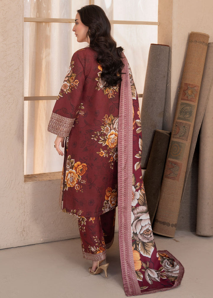 Meerak Women Khaddar Pret 3 Piece Embroidered Khaddar 202 - Winter Collection