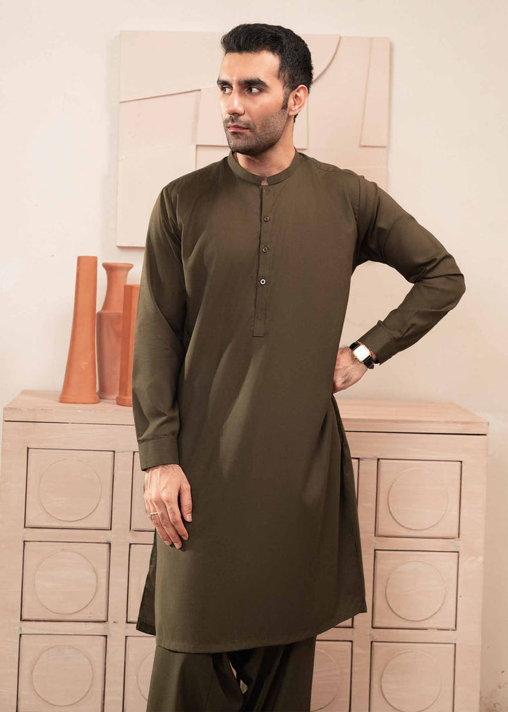 Shaandar by Buraq Mens RTW Solids Wash N Wear 2 Piece Suit Ayaan Casual Collection