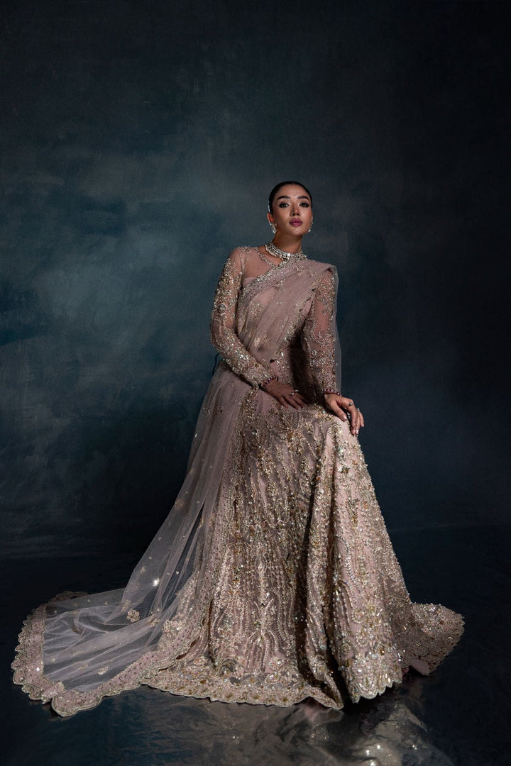 Reve Dore by Enzo RTW Hand work Bareeze Net 3 Piece Suit MAEVE Wedding Collection