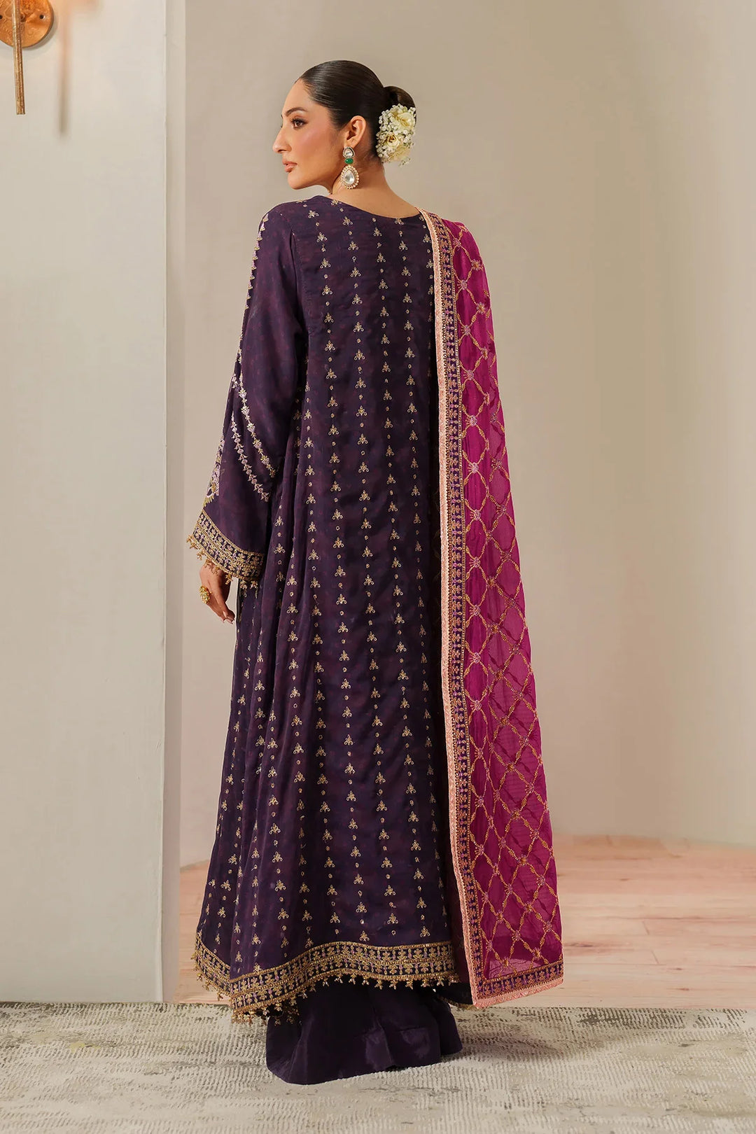 Alizeh Fashion Unstitched Embroidered Chiffon 3 Piece Suit AF26UCF AF-CH-2196-Reya - Festive Collection