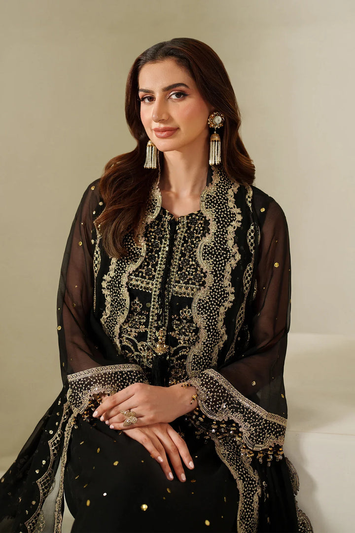 Alizeh Fashion Unstitched Embroidered Chiffon 3 Piece Suit AF26UCF AF-HM-4049-Reshma - Festive Collection