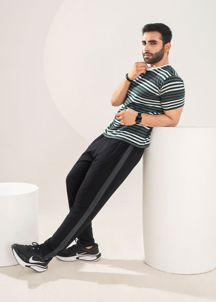 West Drop by Buraq Mens Shirt RTW Solids Cotton 1 Piece Suit Green Stripper Casual Collection