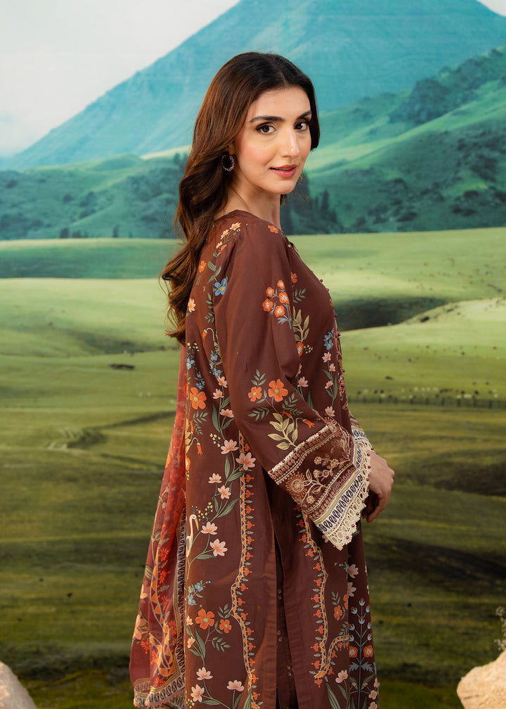 Elysian by Meerak RTW Embroidered Lawn 3 Piece Suit Rustic Casual Collection