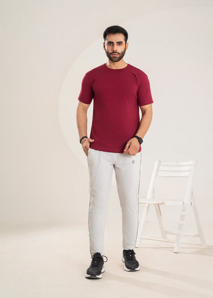 West Drop by Buraq Mens Shirt RTW Solids Cotton 1 Piece Suit Mulberry Casual Collection
