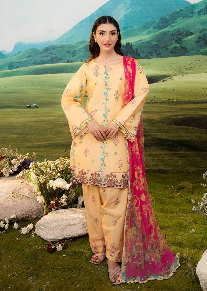 Elysian by Meerak RTW Embroidered Lawn 3 Piece Suit Freesia Casual Collection