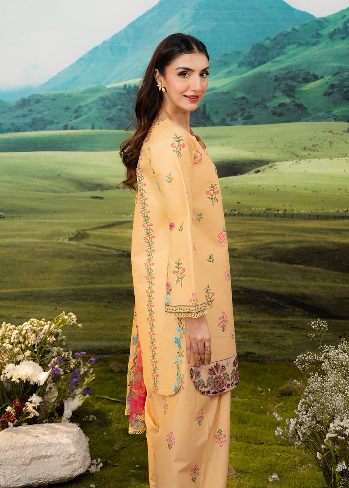 Elysian by Meerak RTW Embroidered Lawn 3 Piece Suit Freesia Casual Collection