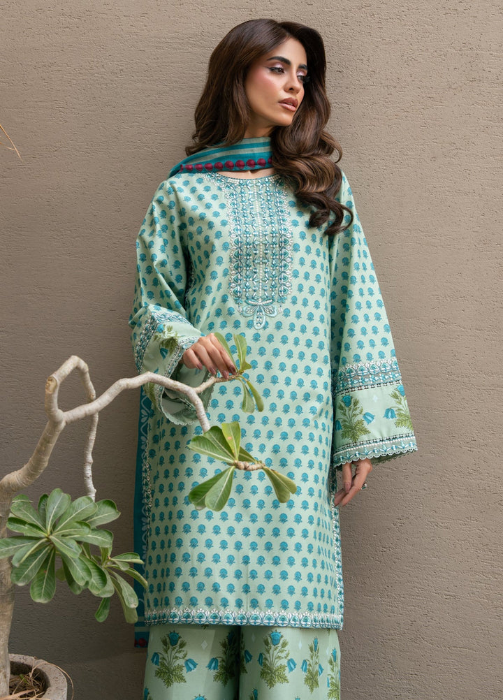 Layana by Xenia Formals Unstitched Embroidered Lawn 3 Piece Suit XE26ULL D-4 Zahara - Summer Collection