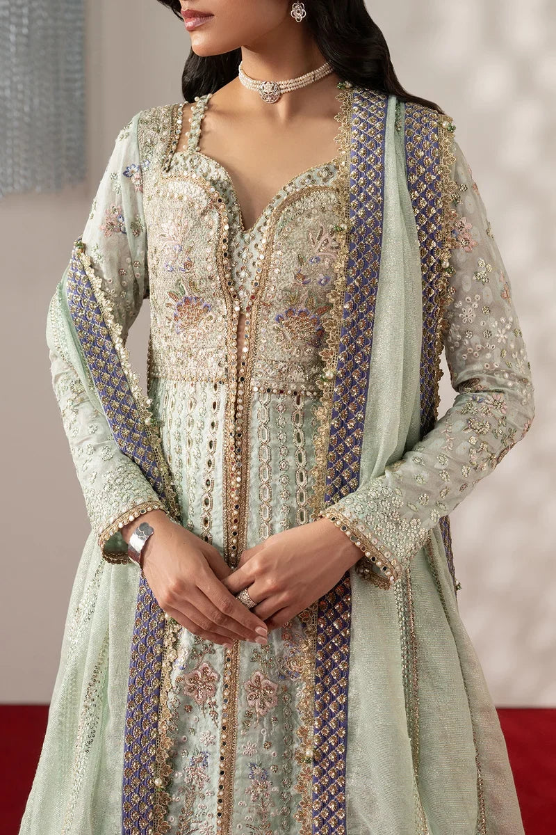 Aure by Afrozeh Unstitched Embroidered Jacquard 3 Piece Suit AF26UAW Marais FW01233 - Wedding Collection