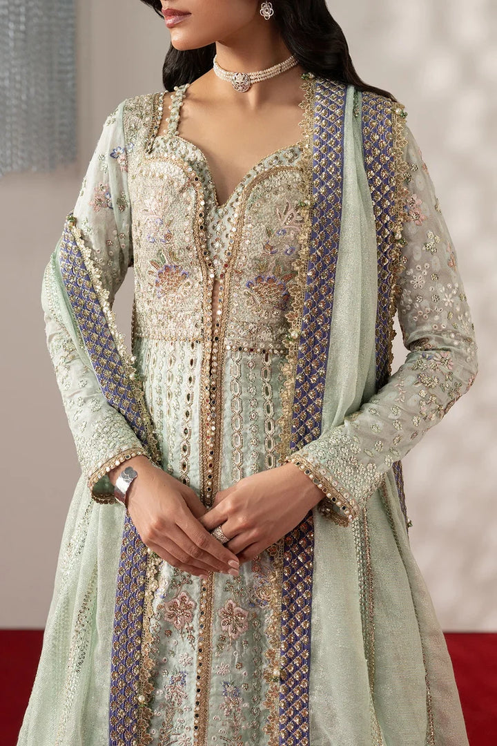 Aure by Afrozeh Unstitched Embroidered Jacquard 3 Piece Suit AF26UAW Marais FW01233 - Wedding Collection