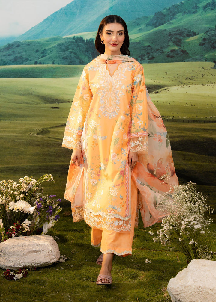 Elysian by Meerak RTW Embroidered Lawn 3 Piece Suit Solstice Casual Collection