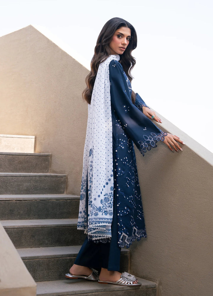 Layana by Xenia Formals Unstitched Embroidered Lawn 3 Piece Suit XE26ULL D-2 Talia - Summer Collection