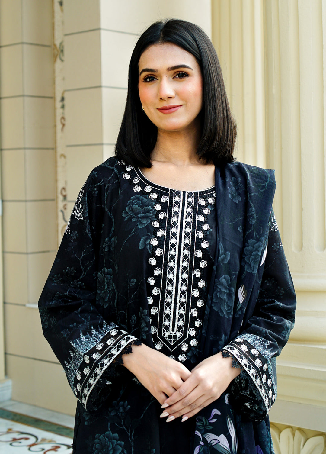 Zyna RTW Printed Lawn 3 Piece Suit ZY26ULP Riva - Casual Collection
