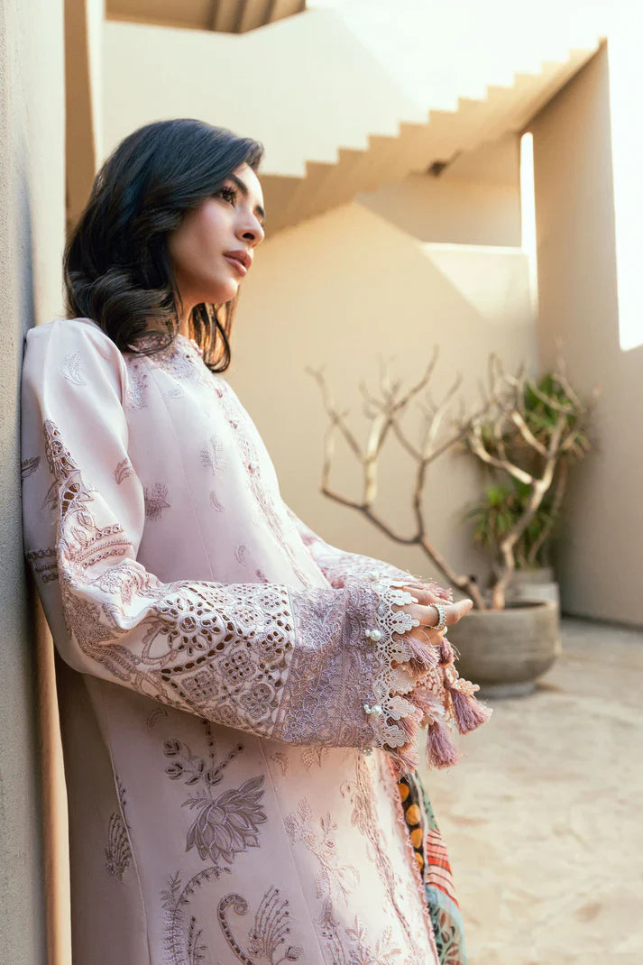 Florent Embroidered Chikankari Suits Unstitched 3 Piece FL23LC FL-3B - Eid Collection