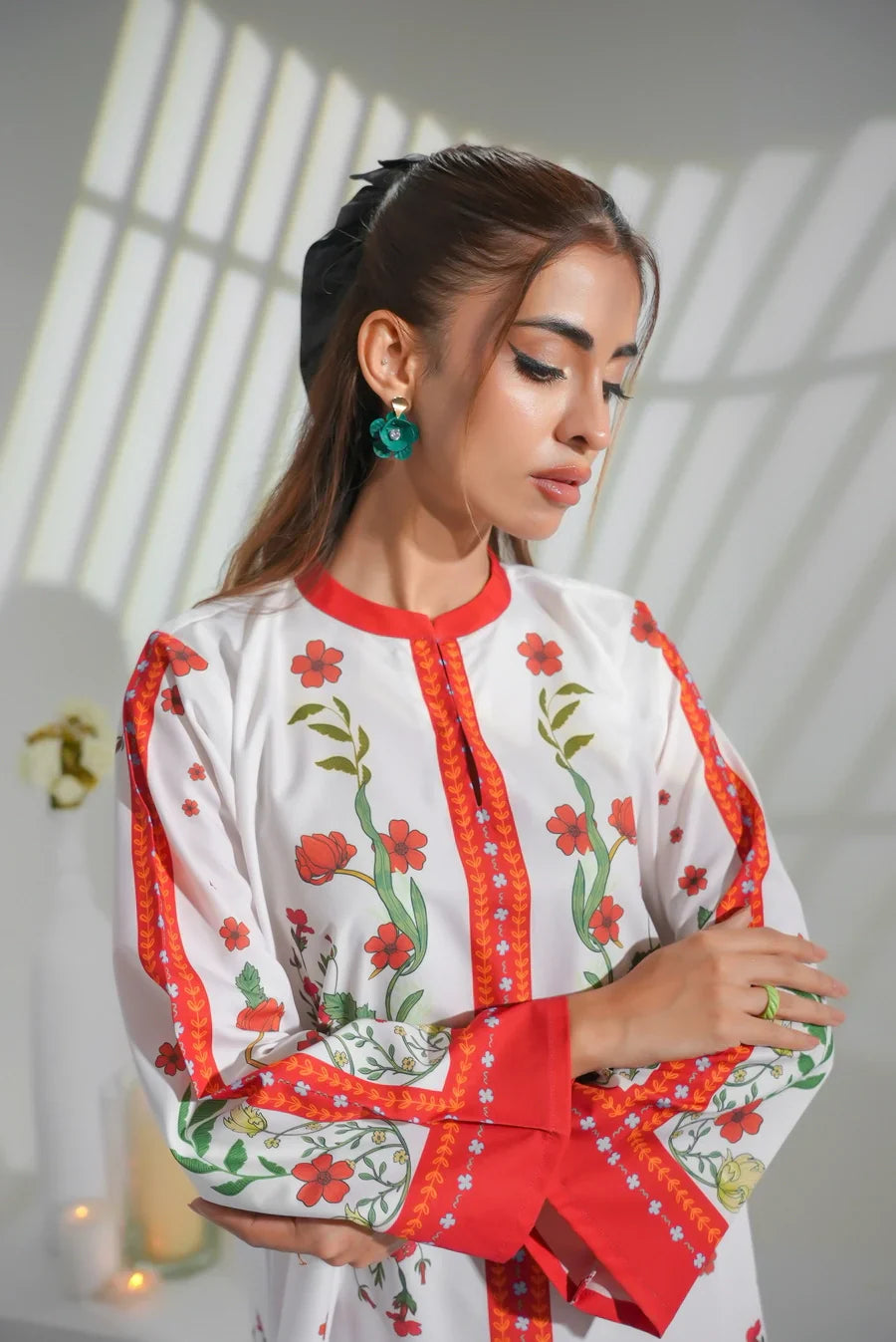 Dhaga Women Pret Printed 2 Piece Soft Crepe Zuri SS25DSP284 - Summer Collection