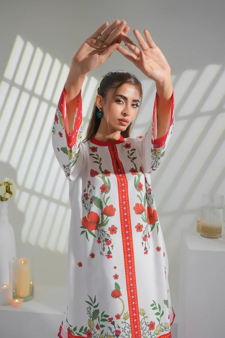 Dhaga Women Pret Printed 2 Piece Soft Crepe Zuri SS25DSP284 - Summer Collection