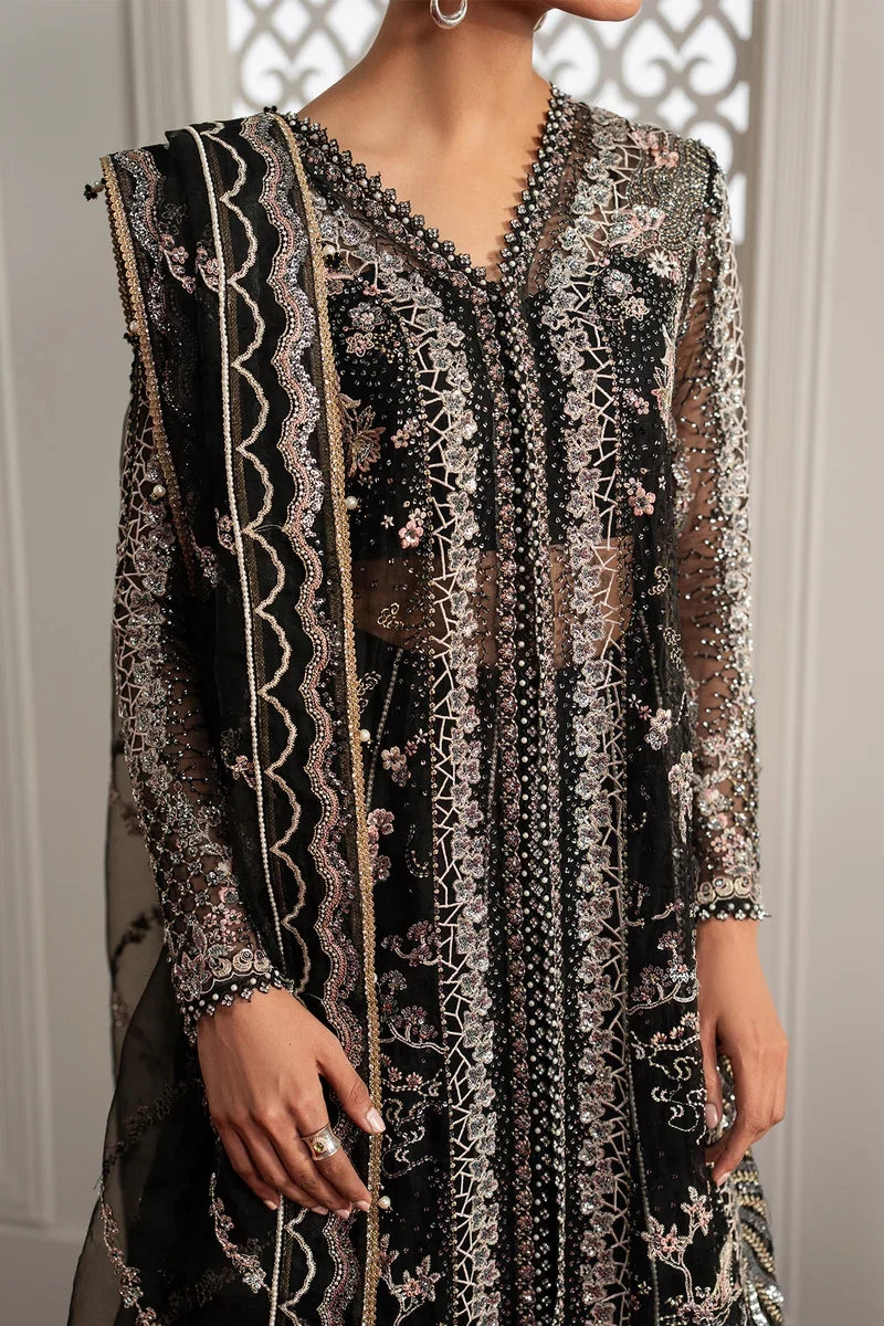 Aure by Afrozeh Unstitched Embroidered Organza 3 Piece Suit AF26UAW Magnifique FW01231 - Wedding Collection