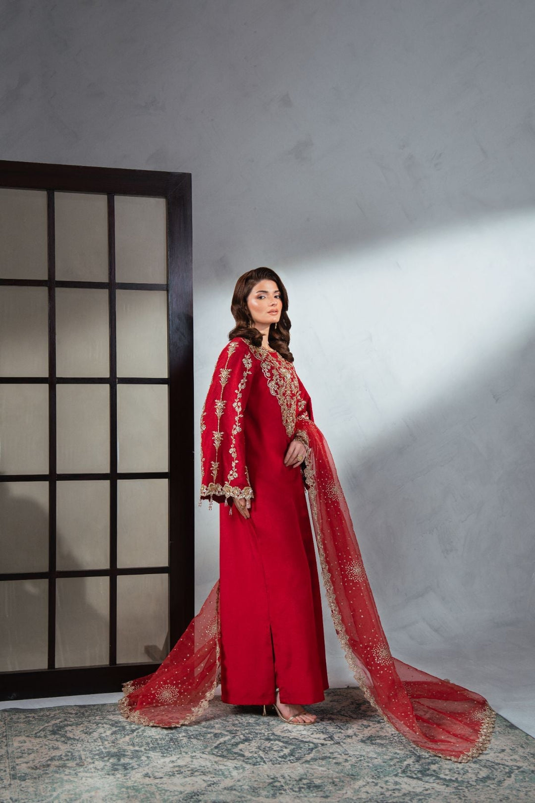 Soiree by Enzo Women RTW Hand work Silk 3 Piece Suit BELLE EPOQUE Festive Collection