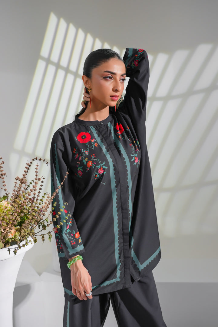 Dhaga Women Pret Printed 2 Piece Soft Crepe Juna SS25DSP274 - Summer Collection