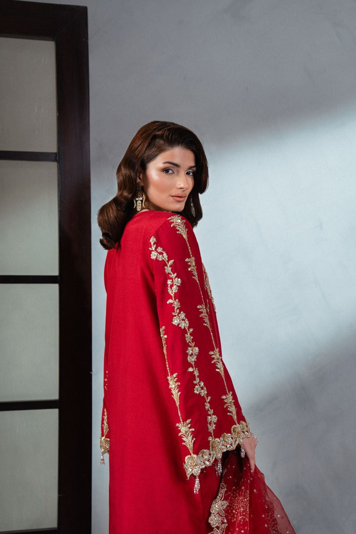 Soiree by Enzo Women RTW Hand work Silk 3 Piece Suit BELLE EPOQUE Festive Collection