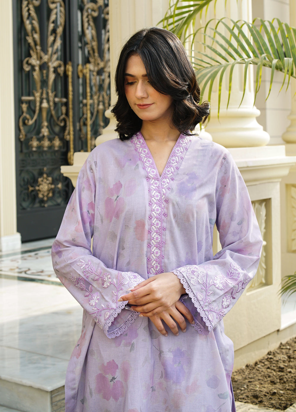 Zyna Unstitched Printed Lawn 3 Piece Suit ZY26ULP Elina - Casual Collection