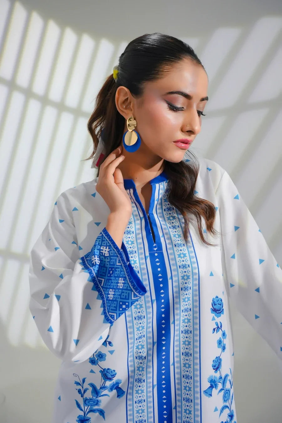 Dhaga Women Pret Printed 2 Piece Soft Crepe Eloise SS25DSP281 - Summer Collection