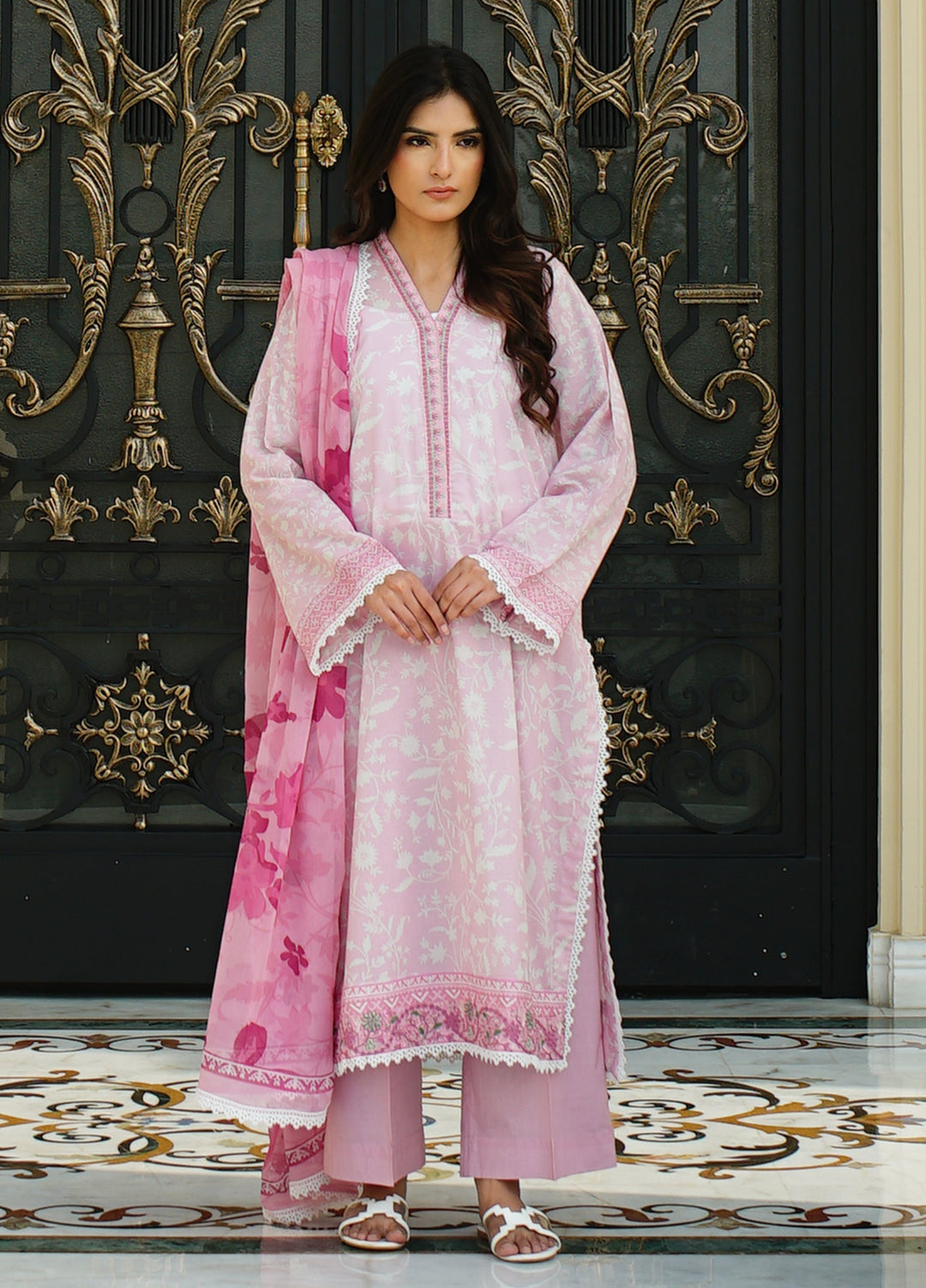 Zyna RTW Printed Lawn 3 Piece Suit ZY26ULP Serra - Casual Collection