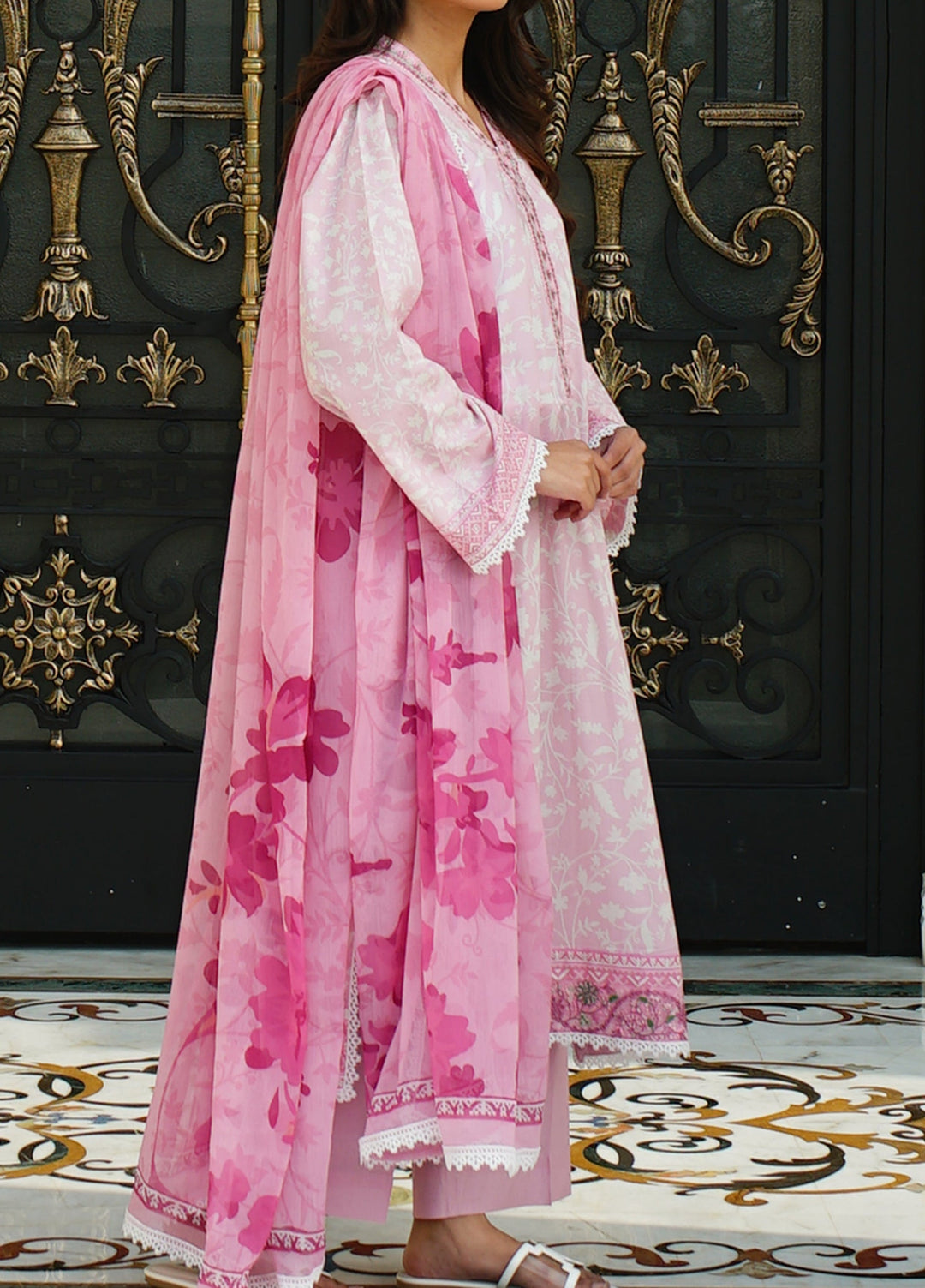 Zyna Unstitched Printed Lawn 3 Piece Suit ZY26ULP Serra - Casual Collection