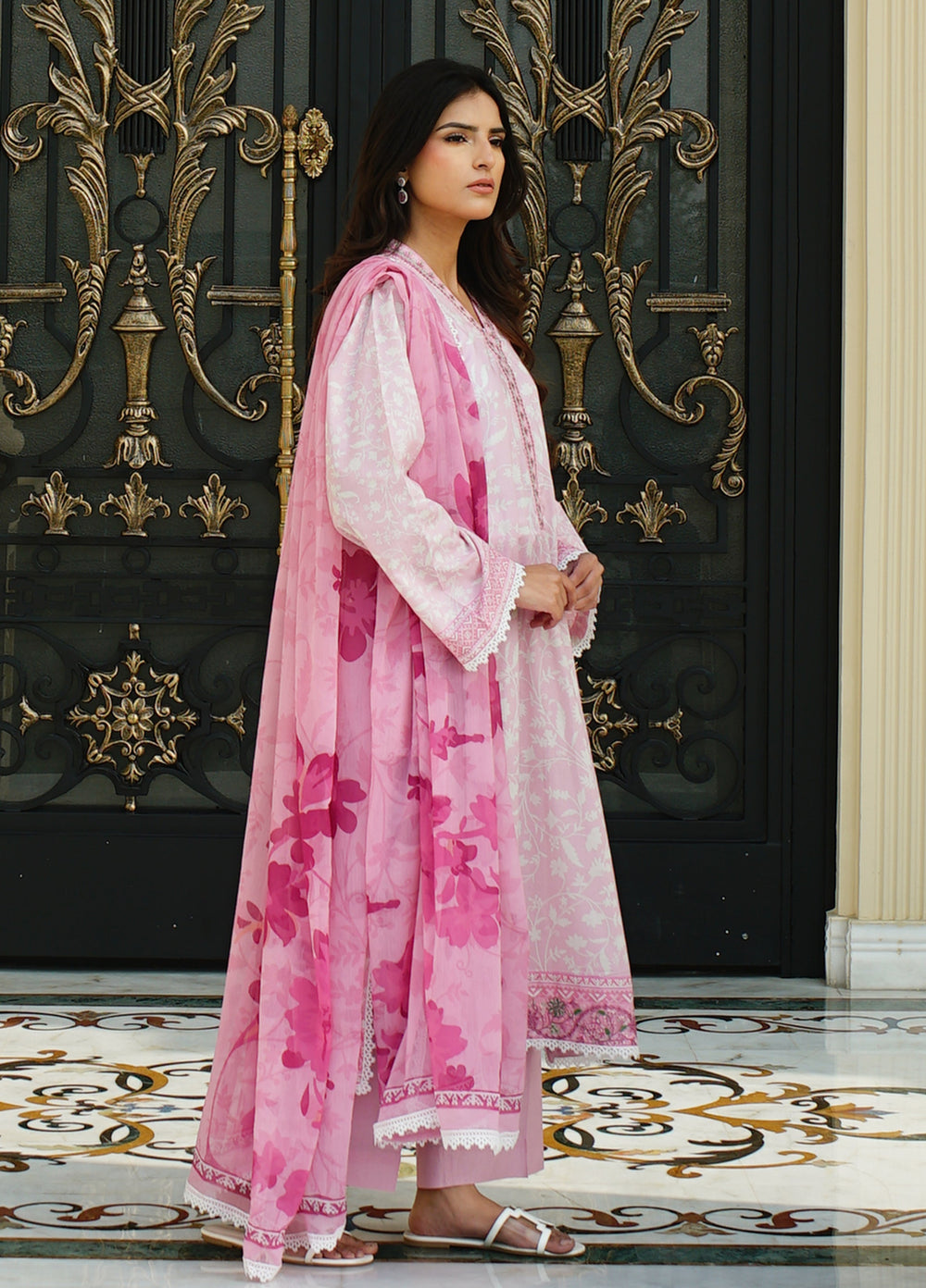 Zyna RTW Printed Lawn 3 Piece Suit ZY26ULP Serra - Casual Collection