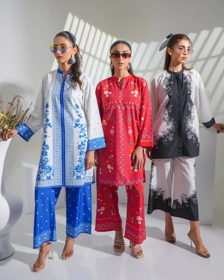 Dhaga Women Pret Printed 2 Piece Soft Crepe Faune SS25DSP287 - Summer Collection