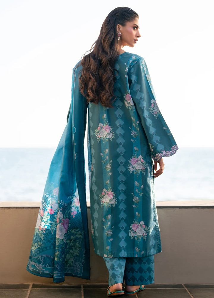Layana by Xenia Formals Unstitched Embroidered Lawn 3 Piece Suit XE26ULL D-9 Cyrus - Summer Collection