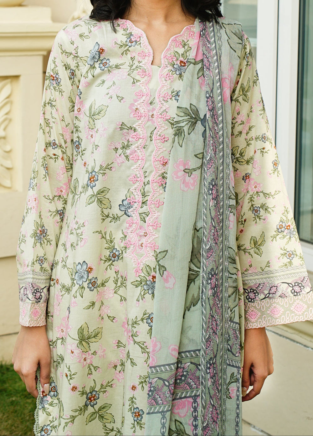 Zyna Unstitched Printed Lawn 3 Piece Suit ZY26ULP Fayla - Casual Collection