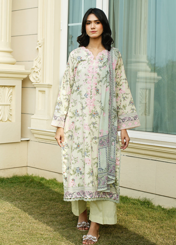 Zyna Unstitched Printed Lawn 3 Piece Suit ZY26ULP Fayla - Casual Collection