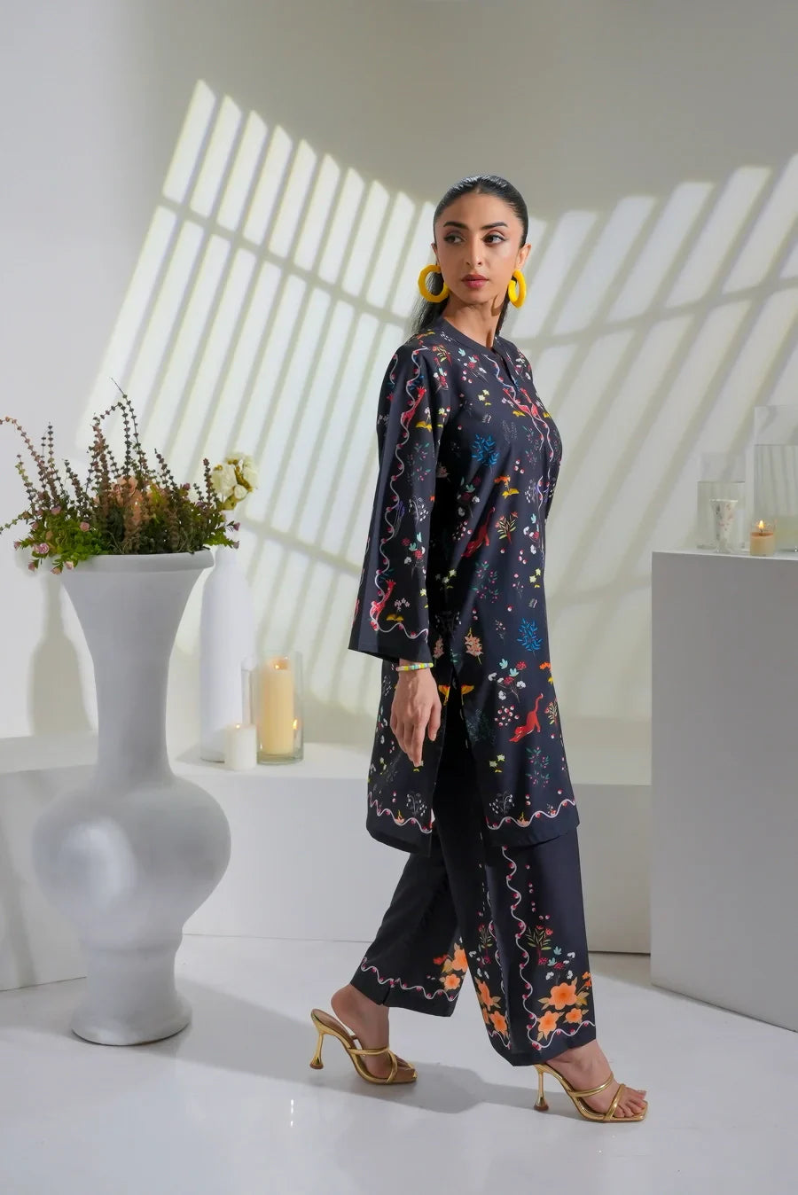 Dhaga Women Pret Printed 2 Piece Soft Crepe Cleo SS25DSP279 - Summer Collection