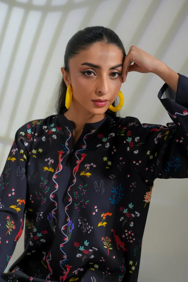 Dhaga Women Pret Printed 2 Piece Soft Crepe Cleo SS25DSP279 - Summer Collection