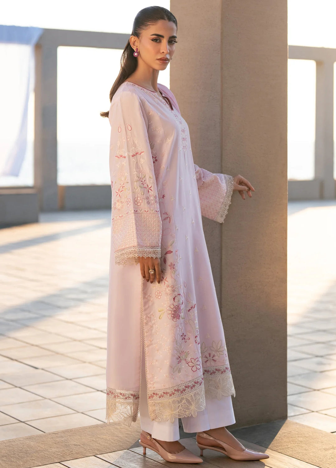 Layana by Xenia Formals Unstitched Embroidered Lawn 3 Piece Suit XE26ULL D-3 Giti - Summer Collection