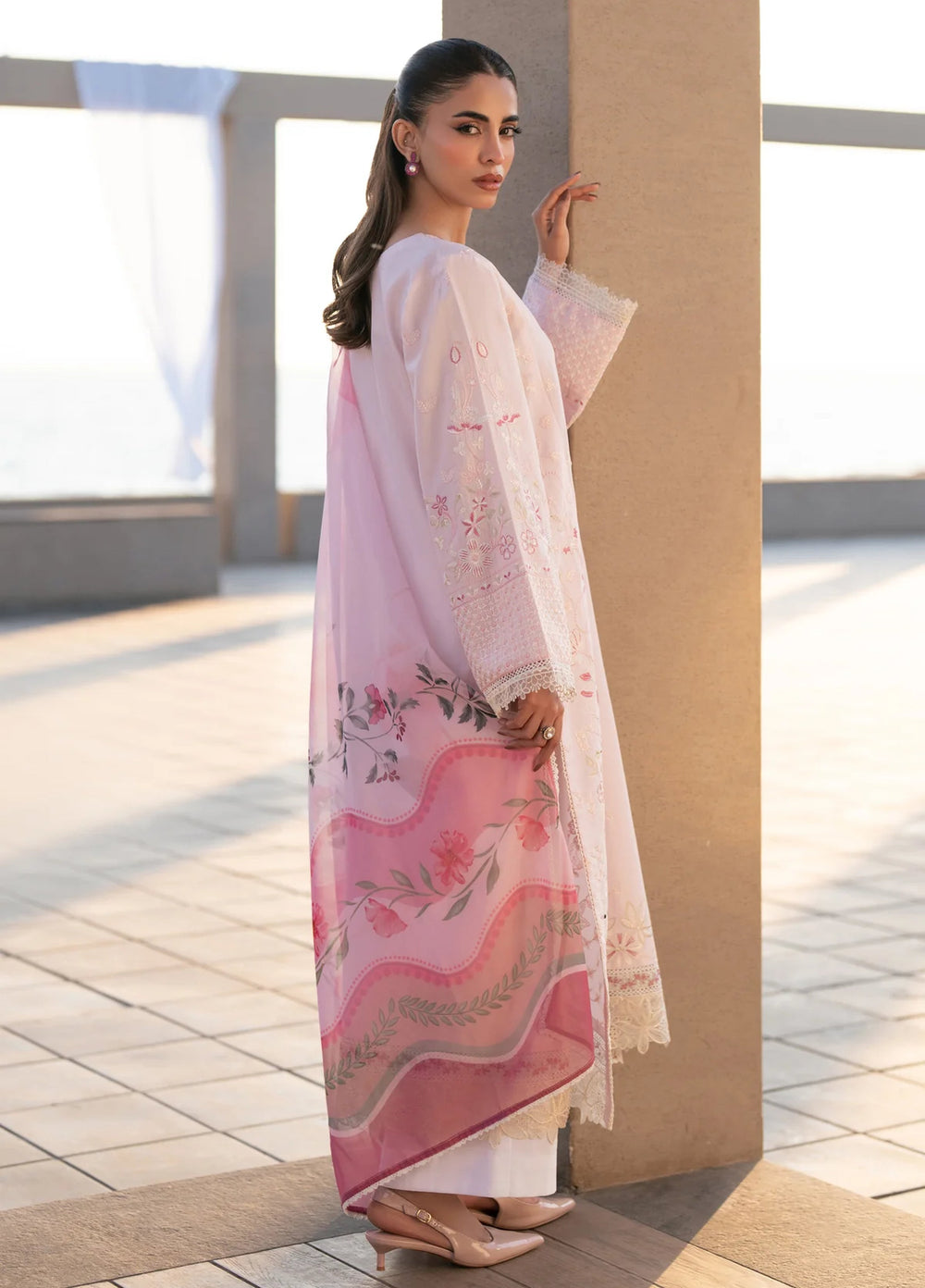 Layana by Xenia Formals Unstitched Embroidered Lawn 3 Piece Suit XE26ULL D-3 Giti - Summer Collection