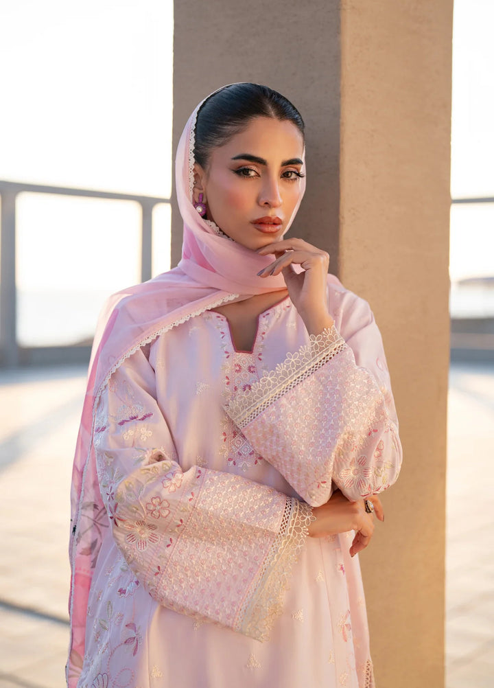Layana by Xenia Formals Unstitched Embroidered Lawn 3 Piece Suit XE26ULL D-3 Giti - Summer Collection