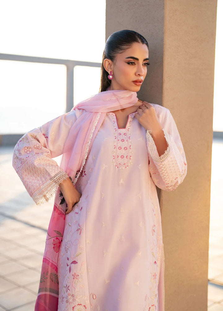 Layana by Xenia Formals Unstitched Embroidered Lawn 3 Piece Suit XE26ULL D-3 Giti - Summer Collection